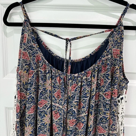 Bohemian Print Cold Shoulder Dress - Picture 6 of 9